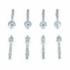 Vestil Sleeve Anchor, 3/8" Dia., 3" L, Steel Zinc Plated, 8 PK AS-383-8PK